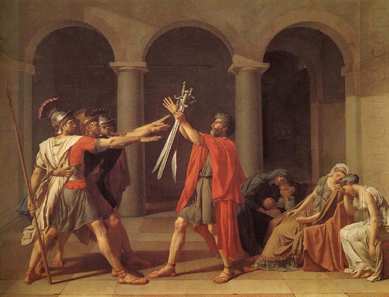 Jacques-Louis David Oath of the Horatii china oil painting image